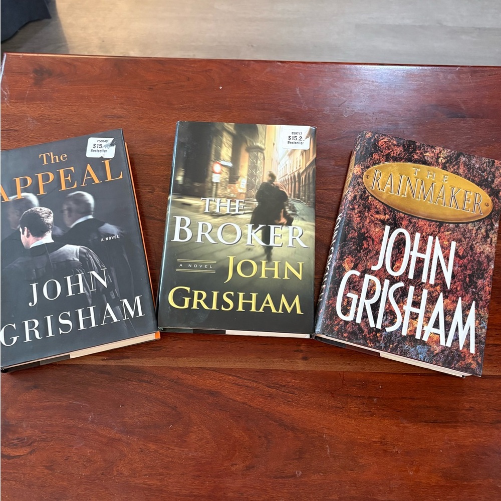 John Grisham Hardcover Books Lit of 3